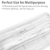 PACKISM Clear Toiletry Bag, 3 Pack TSA Approved Toiletry Bag Quart Size Bag, Travel Makeup Cosmetic Bag for Women Men, Carry on Airport Airline Compliant Bag, White (For Age 12 or Above)