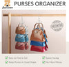 ZEDODIER Purse Hanger Organizer for Closet, 2 Pack Hanging Bag Holder, Keeping Purses Visible and in Good Condition, Metal Handbag Storage Hook Backpack Rack Space Saving Hanger, Silver