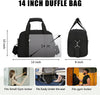Small Gym Bag 14 Inch, Mini Duffel Bag for Women & Men, Carry on Lightweight for Travel Sport - Black