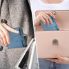 Small Wallet Women RFID Blocking Soft Leather Bifold Compact Card Holder Wallet for Women with Zipper Coin Pocket 4 ID Window