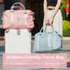 Womens Travel Bags, Weekender Carry on for Women, Sports Gym Bag, Workout Duffel Bag, Overnight Shoulder Bag Fit 15.6 Inch Laptop Pink Large