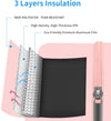 Lunch Bag Lunch Box for Women Men Reusable Insulated Lunch Bags for Adults,Leakproof Cute Cooler Lunch Tote Bag,Large Capacity for Work Travel Picnic, PINK