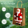 Small Brown Paper Bags with Handle Kraft Gift Bags 100 Pack, 5.25X3.25X8.25 Inch Small Gift Bag for Wedding, Christmas, Birthday Party Favors, Grocery, Craft, Retail Shopping, Goody, and Business