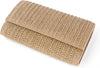 Kseymeir Straw Clutch Purse Shoulder Crossbody Bag Envelope Purse Raffia Handbag for Summer Beach Travel Trendy