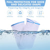 2 Pack Shoes Wash Bags,Shoe Washing Machine Bag,Shoe Laundry Bag for Washing Machine，Honeycomb Mesh Laundry Bags with Zipper for Sneakers,Running Shoes,Sock,Bras,Delicates and Toys（14 in X 7.8 In）