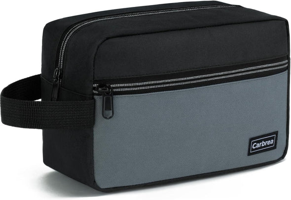 Travel Toiletry Bag - Small Toiletry Bag for Men Skincare Bag Doop Kit for Toiletries Accessories Gifts - Black
