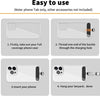 Phone Tether Tab for Iphone, Cell Phone Lanyard Patch, Phone Strap Replacement Part for All Full Phone Cases (Black)
