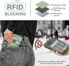 Small Wallet for Women Bifold RFID Blocking Card Holder Leather Wallets with Zipper Coin Pocket