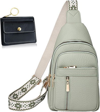 2025 Crossbody Bag,Travel Small Sling Bag Crossbody Bags for Women-Vegan Leather Fanny Pack Crossbody Bags for Women