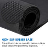 KTRIO Large Gaming Mouse Pad with Superior Micro-Weave Cloth, Extended Desk Mousepad with Stitched Edges, Non-Slip Base, Water Resist Keyboard Pad for Gamer, Office & Home, 35.4 X 15.7 In, Black