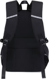 Abshoo Big Student Laptop Backpack for College Women Middle High School Teen Girls Bookbag Travel Daypack (Black)