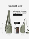 WESTBRONCO Small Sling Bag for Women Nylon Crossbody Sling Backpck Lightweight for Travel Casual Daily