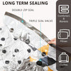 SUOCO 8 Jumbo Vacuum Storage Bags, Vacuum Seal Bags for Clothing, Travel Space Saver Bags for Luggage Clothes Pillows Comforters Blankets Bedding