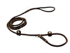 MoSANY Real Leather Slip Adjustable Dog Leash for Small Medium Dogs 5 ft x 1/5 inch