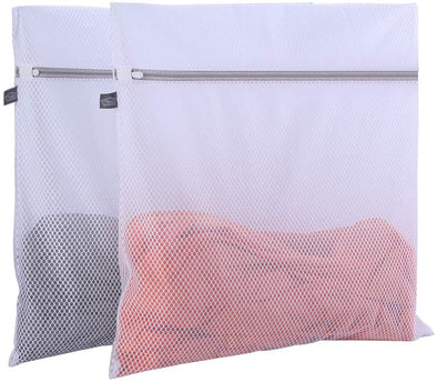 Kimmama Laundry Bags Mesh Wash Bag, Large Lingerie Bags for Washing Delicates, Net Washer Sack with Zipper, Dryer Pouch for Cleaning and Drying Cloths, Garment, Sweater, Toy, Stuffed Animals, Pyjamas
