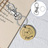 Logosophia 50 PCS Premium Keychain Making Kit - 25 Keychain Clips & 25 Key Rings, Metal Swivel Lobster Claw Clasps, for Jewelry Clasps&Name Tag