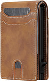 Furid Card Wallet for Men Slim: Smart Wallet - Rfid Minimalist Front Pocket with ID Window Pop up Wallet Gift for Male