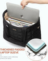 LOVEVOOK Tote Bag for Women, Large Puffer Tote Bag with Zipper Quilted Light Work Bag