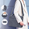 Ferkurn 17 17.3 Inch Laptop Bag Women Men Compatible with HP Envy Pavilion Omen/Lg Gram/Msi/Dell Inspiron Xps/Lenovo Thinkpad/Acer, Shoulder Strap Carrying Briefcase Messenger Computer Bag Case, Grey