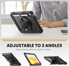 Timecity for Ipad (A16) 11Th/ 10Th Generation Case 11''/ 10.9 Inch (2025/2022) - Heavy Duty Protective Cover with Screen Protector, Stand, Shoulder Strap & Pencil Holder | Kids-Friendly - Black