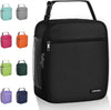Lunch Box Lunch Bag for Men Women Insulated Lunchbox Lunch Bags for Work Picnic Travel (Black)