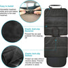 Car Seat Protector, 2 Pack Carseat Protector with Thick Padding, Baby/Pets for Child Car Seat-Mesh Pockets-Waterproof-Universal Size(Black)