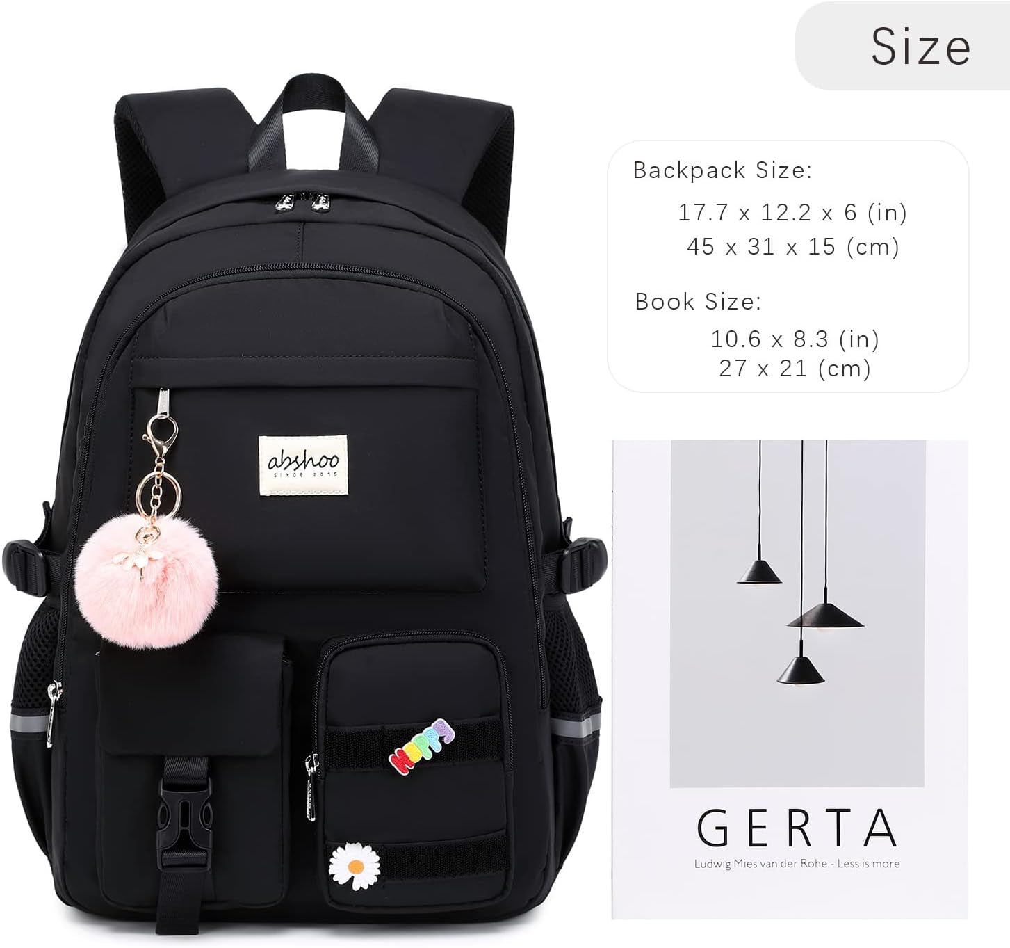 abshoo 15.6 Inch Laptop Backpack for Student – Kinzd abshoo 15.6 Inch Laptop Backpack for Student – Kinzd