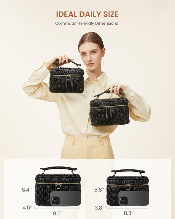LOVEVOOK Crossbody Bags for Women, Quilted Crossbody Purses for Women, Small Shoulder Handbags for Daily, Work, Travel, Gifts