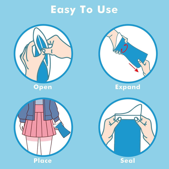 Disposable Urine Bags, 900ML Pee Bags for Women Men Emergency Use, 8/12/24 Pcs Unisex Urine Vomit Bag for Camping, Hiking, Traffic Jams, Road Trips, Pregnant, Patients