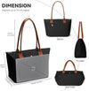 KALIDI Tote Bag for Women Nylon Top-Handle Purse,Shoulder Hobo Handbag with Zipper Leisure Foldable Weekend