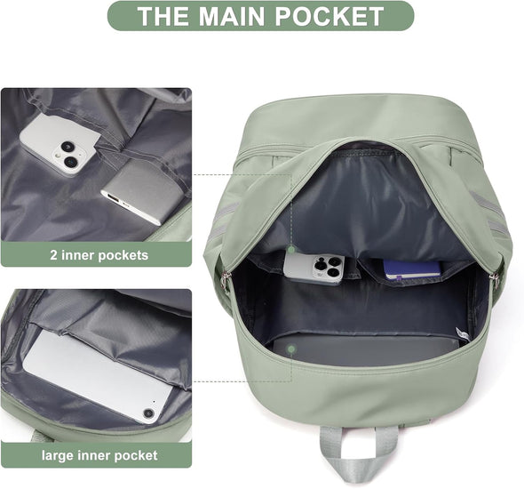Coofay Gym Backpack for Women Men Gym Bag for Women Athletic Sports Backpack with Shoe Compartment Workout Bag Lightweight Waterproof Backpacks