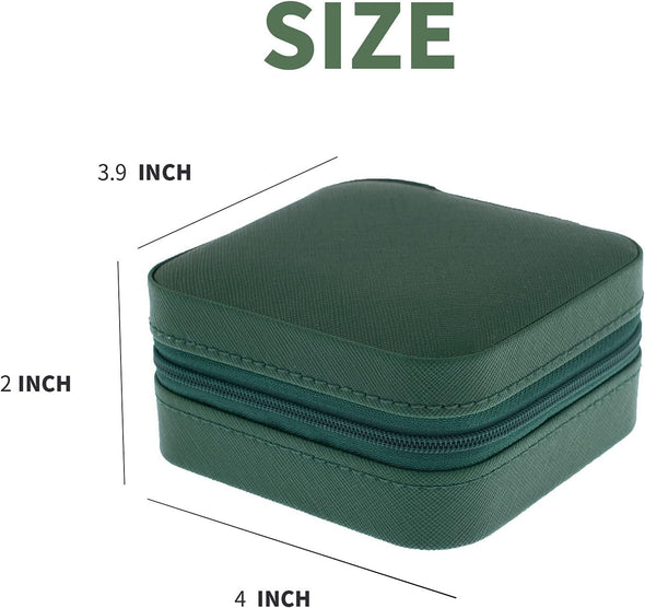 Kelofon Travel Jewelry Case and Organizer with Mirror - Gift for Women and Girls
