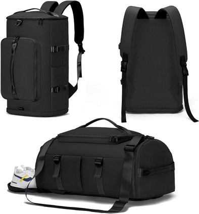 Gym Bag with Shoes Compartment - Duffle Overnight Bag for Men and Women, Travel Backpack with Wet Pocket, Sports Backpack with Upgraded Tear-Resistant Fabric - MIYCOO