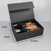 LIFELUM Gift Box 13.5''X10''X4'' Large Black Gifts Boxes with Magnetic Lids Luxury Gift Box for Groomsman Proposal Gifts Contains Card, Ribbon, Filler Birthday Gift Packing