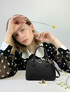 LOVEVOOK Purse for Women Small Crossbody Bags Classic Double Zip Top Handle Dome Satchel Bag