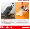 Kiorafoto SD Card Case with 36 Pack Individual Clear Plastic Memory Card Holders for 36 SD SDXC SDHC Cards,Water-Resistant Anti-Shock Anti-Dust SD Card Carrying Organizer Storage Protector with Labels