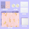 YANGTE 2 Pack 13" Large Beautiful Gift Bags Set with Greeting Card and Tissue Paper, Reusable Non-Woven Gift Wrap Bags with Handle for Presents of Any Birthday, Weddings, Mothers Day & Special Moments