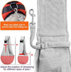 Tomkas Small Dog Sling Carrier - Zipper Pocket & Adjustable Strap & Zip Pocket - for 3-10 Lbs Pets(Grey)
