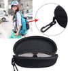 Portable Waterproof Sunglasses Eyeglasses Case Zipper Hard Shell Box with Clip