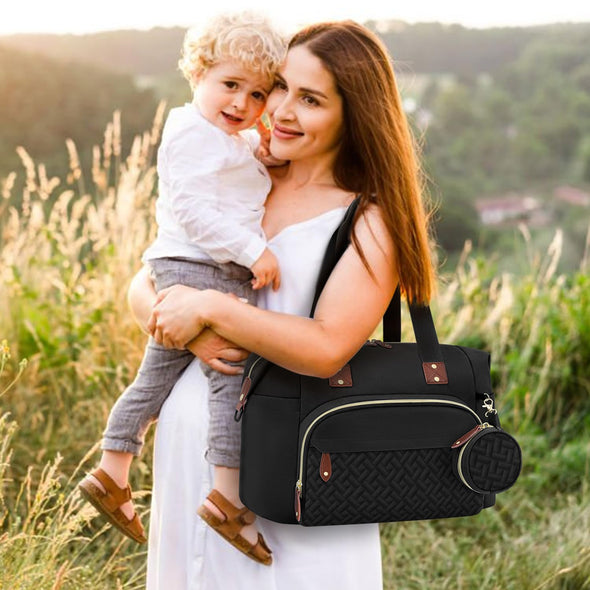 Tenot Diaper Bag Tote with Pacifier Case