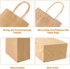 XPCARE 200Pcs Paper Gift Bags 5.25X3.25X8.25'',Gift Wrap Bags with Handles Brown Kraft Paper Bags for Small Business Paper Bags Bulk for Birthday Party Favors Shopping Retail