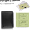 ENGPOW Fireproof File Folder Fireproof Fire and Water Resistant Money Document Bag with A4 Size 13 Pockets Zipper Closure Non-Itchy Silicone Coated Portable Filing Organizer Pouch(14.3" X 9.8")