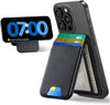 ESR Upgraded for Magsafe Wallet, 5 Card Holder, RFID Blocking, Magnetic Wallet for Iphone with Adjustable Stand, Slim for Iphone 16/15/14/13/12 Series, Not for 13/12 Mini, Vegan Leather, Black