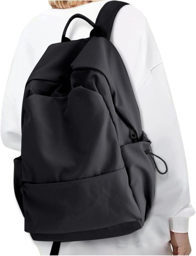 Black Backpack for Women Small Backpacks for School Bag School Backpack for College Bookbag for Women Waterproof Gym Backpacks for Men Book Bags