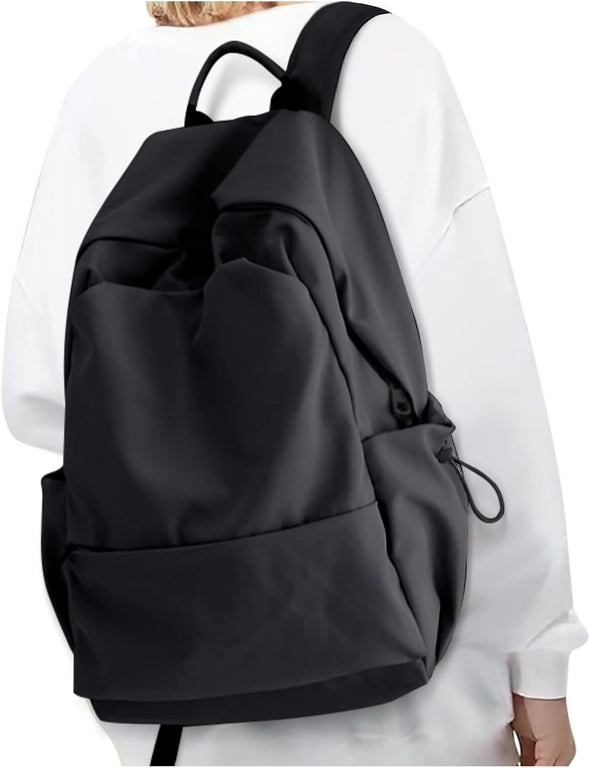 Black Backpack for Women Small Backpacks for School Bag School Backpack for College Bookbag for Women Waterproof Gym Backpacks for Men Book Bags
