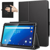 Timovo Universal Case for 10.1 Inch Android Tablet with Pen Loop, Lightweight Folding Stand Cover with Hand Strap for All 9"-11" Touchscreen Tablet, Black