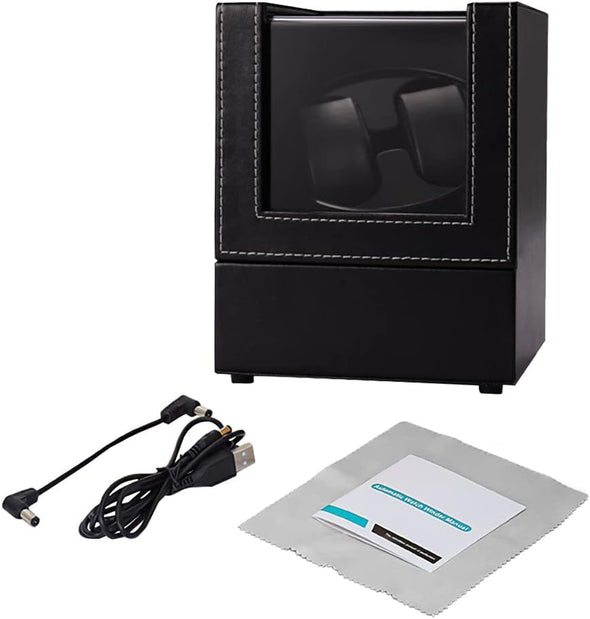 Watch Winder for Automatic Watches,Automatic Watch Winder Box,Double Watch Winder for Women'S and Men'S Watches with Quiet Japanese Mabuchi Motor
