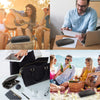 Hard Shell Eyeglass Case- Glass Case with Cleaning Cloth, Glasses Case Hard Shell for Men Women