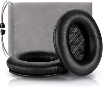 Headphones Replacement Ear Pads Cover,For Bose Quietcomfort QC15 QC25 QC35 35 Ii Headsets (Black)