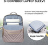 VANKEAN 15.6 Inch Laptop Backpack for Women Work Bag Fashion with USB Port, Waterproof Stylish Travel Bags Casual Daypacks for College, Business, Light Dusty Pink